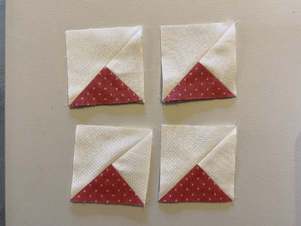 Accuquilt Windy Pinwheel Block Four Patch Finished