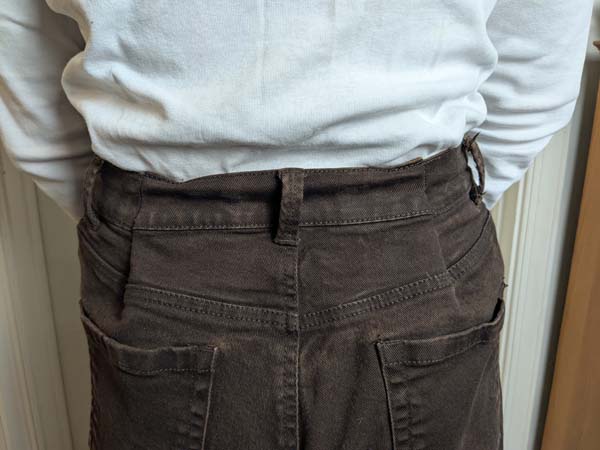 Alter Pants Waist 14 Wearing Adjusted Pants