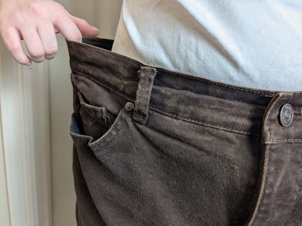 Alter Pants Waist 3 Showing Extra