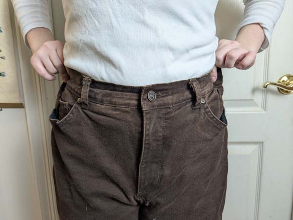 Alter Pants Waist 4 Pinch Sides