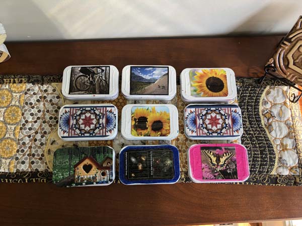 Altoid Tin Calendar Decoupage Tins Complete