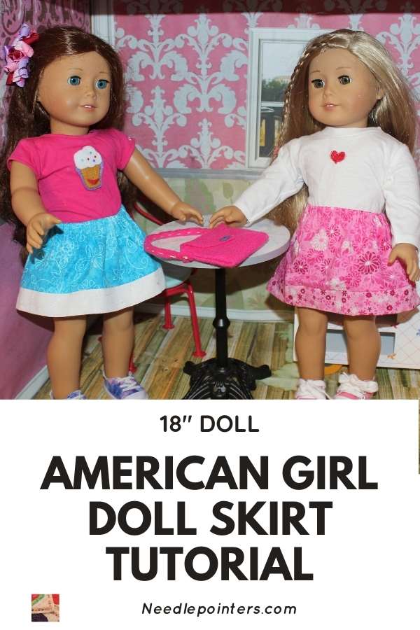 American Girl Doll Skirt Tutorial - Pin