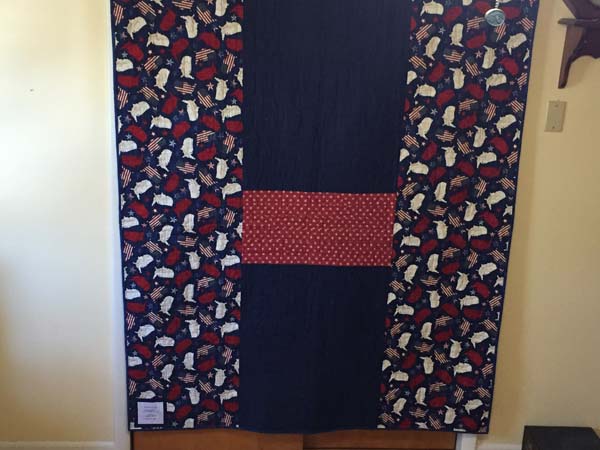 American Pride Quilt Back