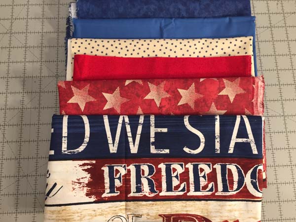 American Pride Patriotic Quilt Panel Fabrics
