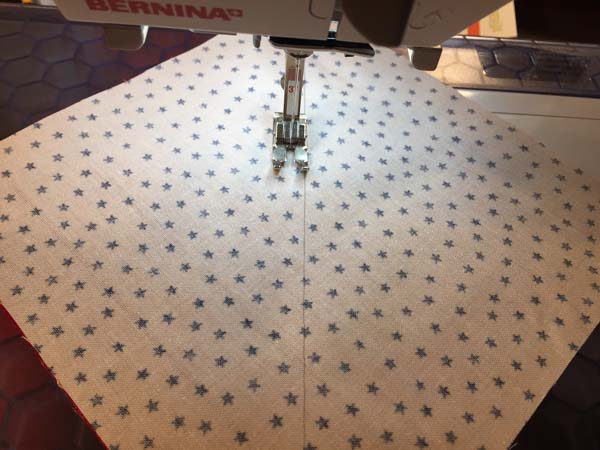 American Pride Quilt Piecing Half Square Triangles