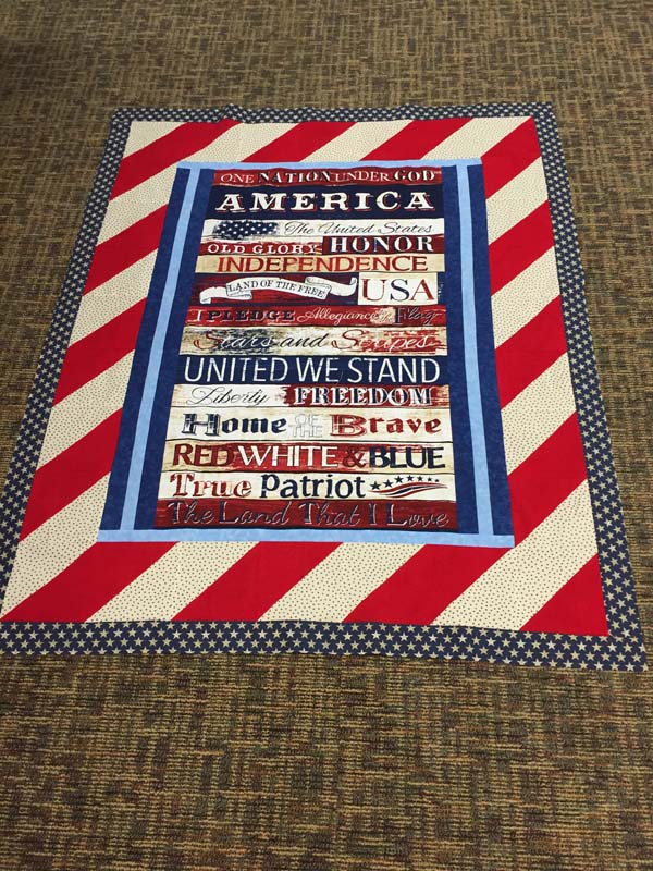 American Pride Quilt with Some Borders