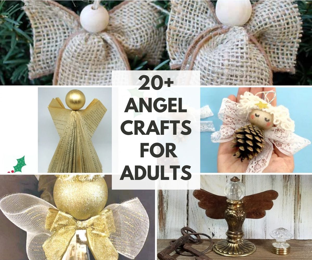 How to Make a Clothespin Angel (with Free Template) – Sustain My Craft Habit