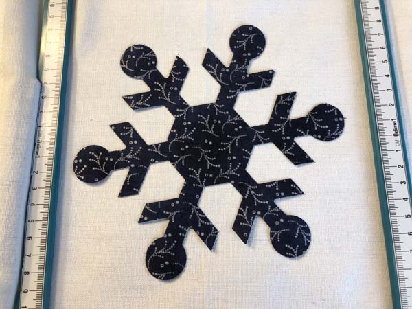 Applique Dies 1 Place over placement stitch