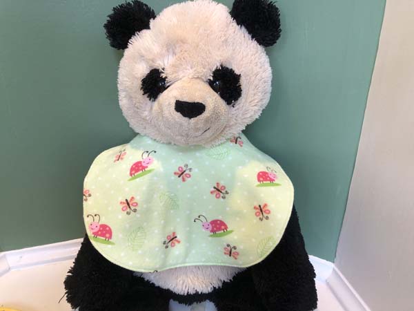 Baby Bib 2nd bib on stuffed animal