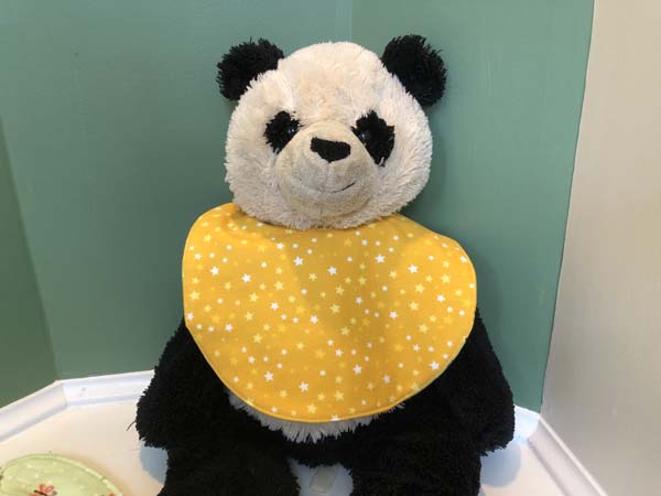 Baby Bib Bib Back on Stuffed Animal