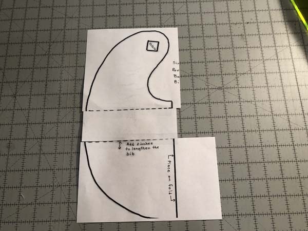 Baby Bib Pattern Extended