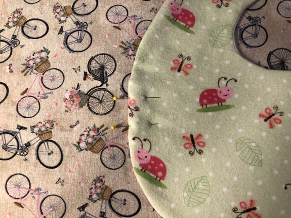 Baby Bib Pin Opening