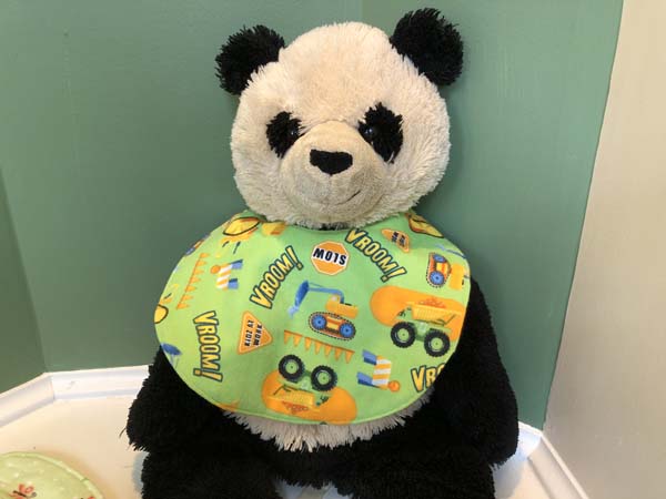 Baby Bib on Stuffed Animal
