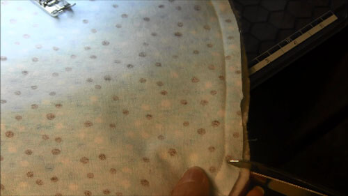 Baby Burp Cloth Tutorial - Clip Curves