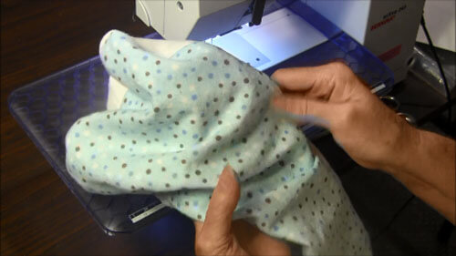 Baby Burp Cloth Tutorial - Turn Right Side Out