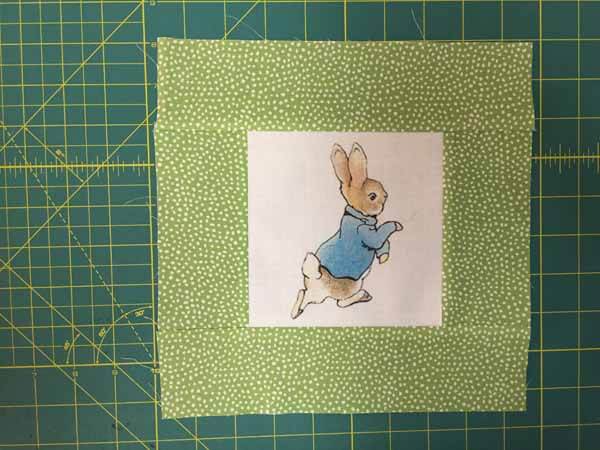 Baby Crib Quilt Block