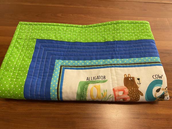 DIY Baby Play Mat Folded