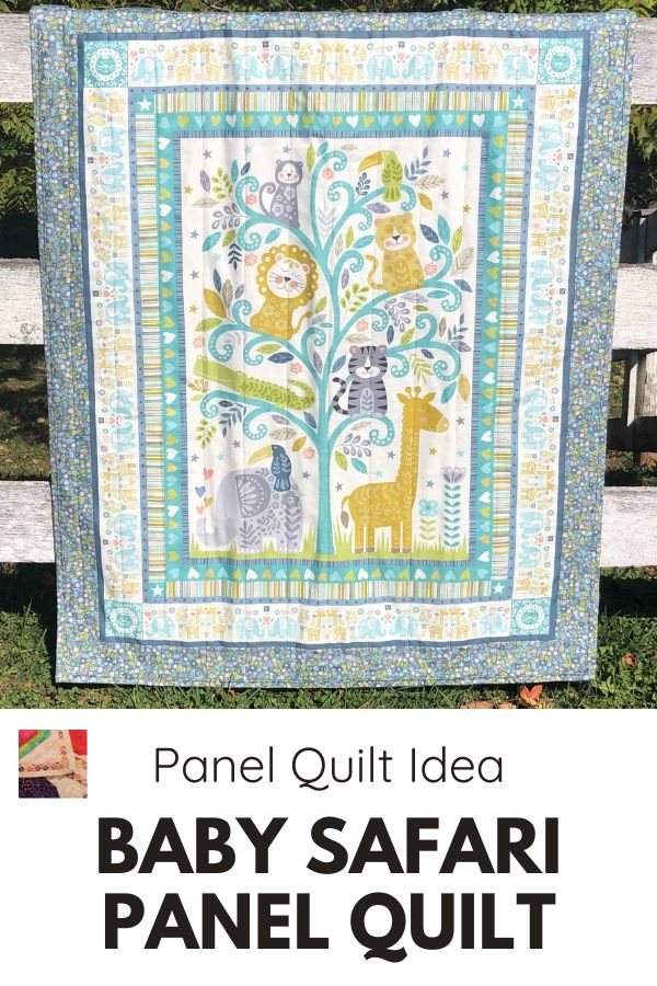  Safari Fabric Panel, Quilting Panel, Baby Quilt Panel, Cotton  Baby Panel, Blanket Panel, Fabric for Quilting, White : Arts, Crafts &  Sewing