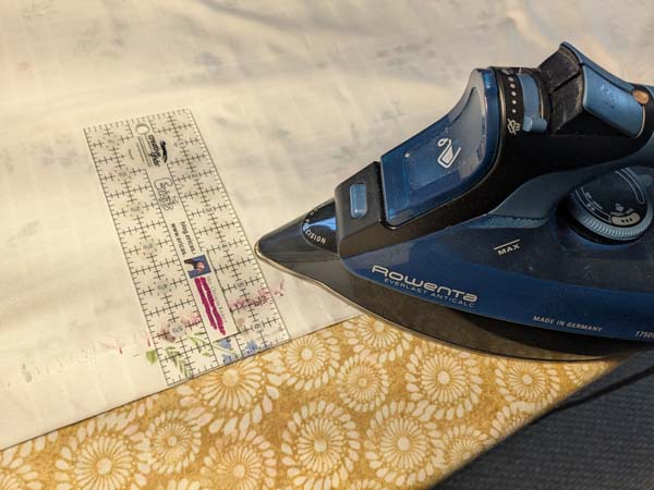 Back Tab Curtain 10 Fold Up Side one inch