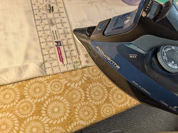 Back Tab Curtain 11 fold up side again one inch