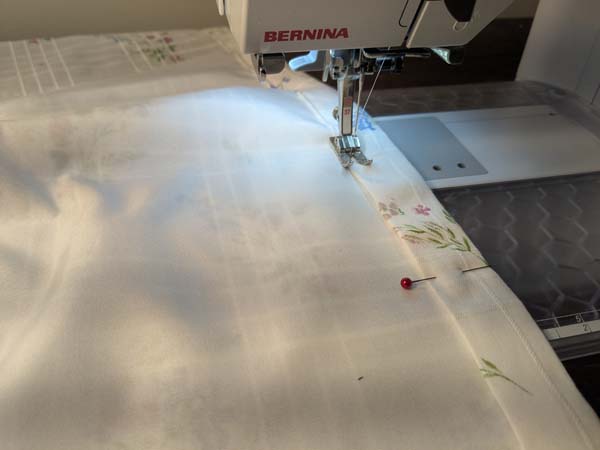 Back Tab Curtain 12 Sew along fold