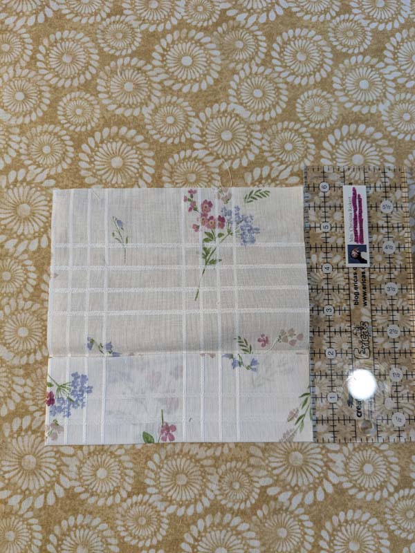 Back Tab Curtain 3 Fold Side to Center