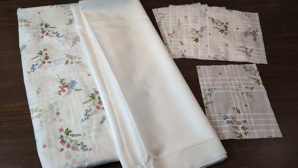 Back Tab Curtains Cut Fabrics