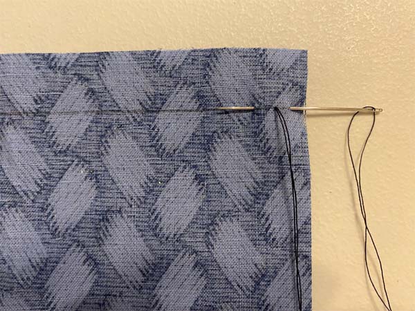 Backstitch 2 Needle up