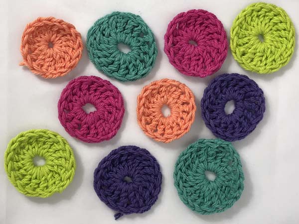 Basic Crochet Yo-Yo Sample