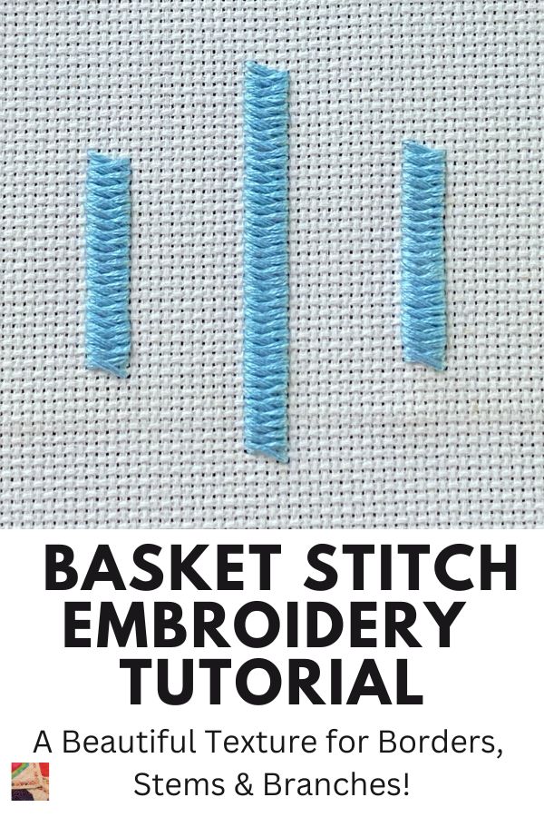 Basket Stitch Tutorial - pin