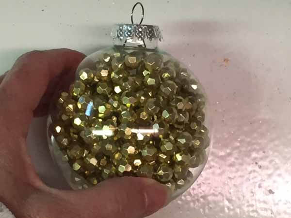 Bead Garland Christmas Ornament - Replace Cap