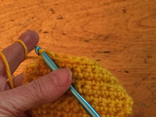 Beaded Single Crochet Tutorial - Pull through 2 loops