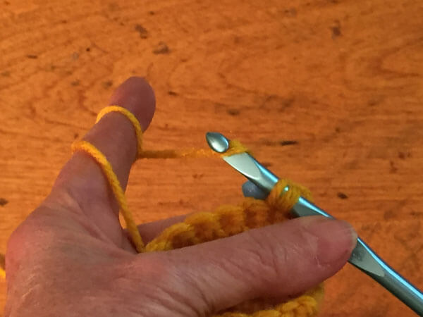 Beaded Single Crochet Tutorial - Yarn over and Pull through