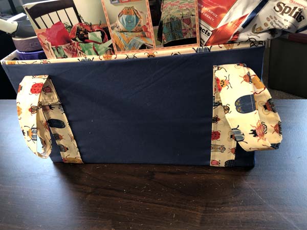 Bedside Caddy Back with Hanging Straps