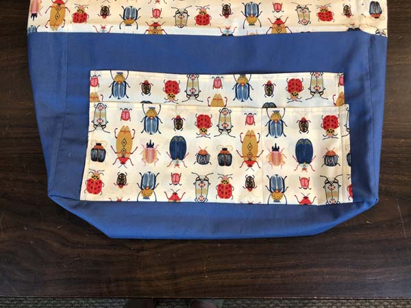 Bedside Caddy Front Pocket Area