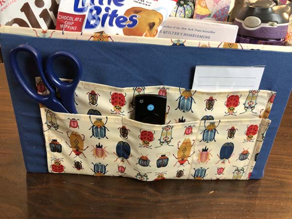 Bedside Caddy Front Pockets