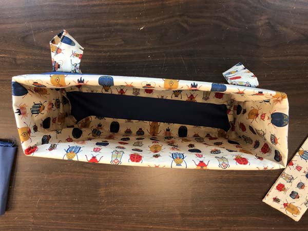 Bedside Caddy Lining Inserted