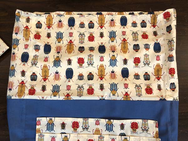 Bedside Caddy Showing Lining