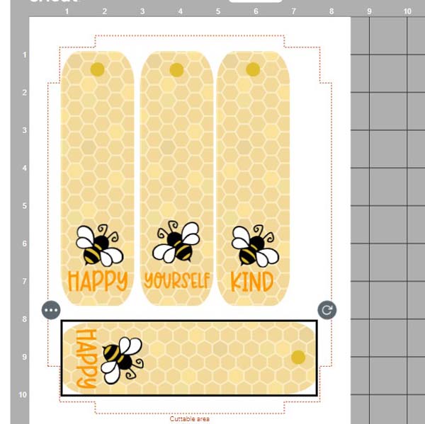 Bee Bookmarks Cricut Design Space Make Page 2