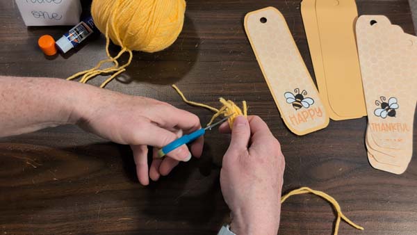 Bee Bookmarks Tassel 13 Trim Ends Even