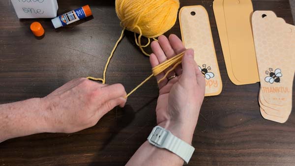 Bee Bookmarks Tassel 2 Wrap Around Hand