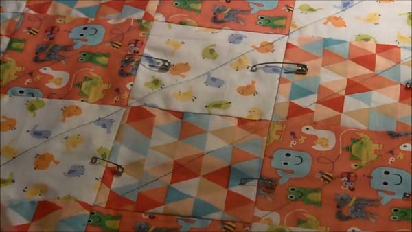 Beginner Machine Quilting Close Up of Quilting