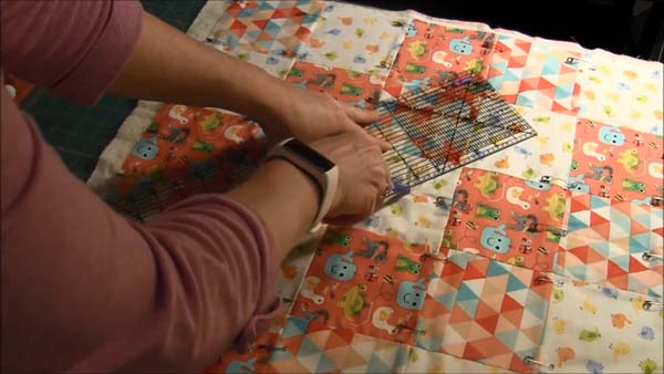 Beginner Machine Quilting Mark Line