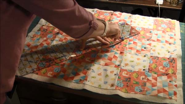 Beginner Machine Quilting Mark Next Line