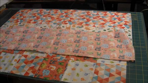 Beginner Quilt Series Quilt Backing Place Fabrics Right Sides together