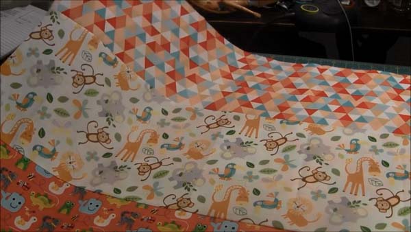 Beginner Quilt Series Quilt Backing Show Finished Backing