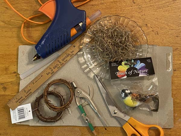 Bird Nest Ornament Supplies