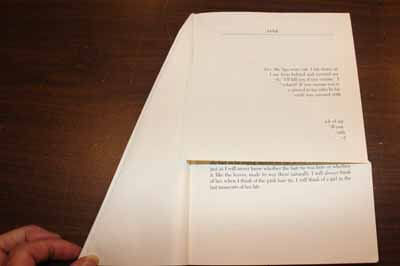 Book Christmas Tree Step 1 - First Fold