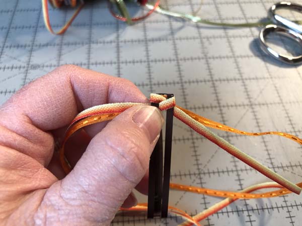 Braided Ribbon Barrette 10 Pull Tight