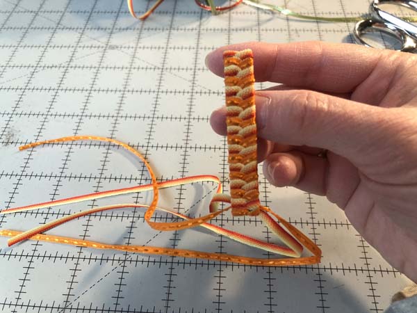 Braided Ribbon Barrette 22 Front